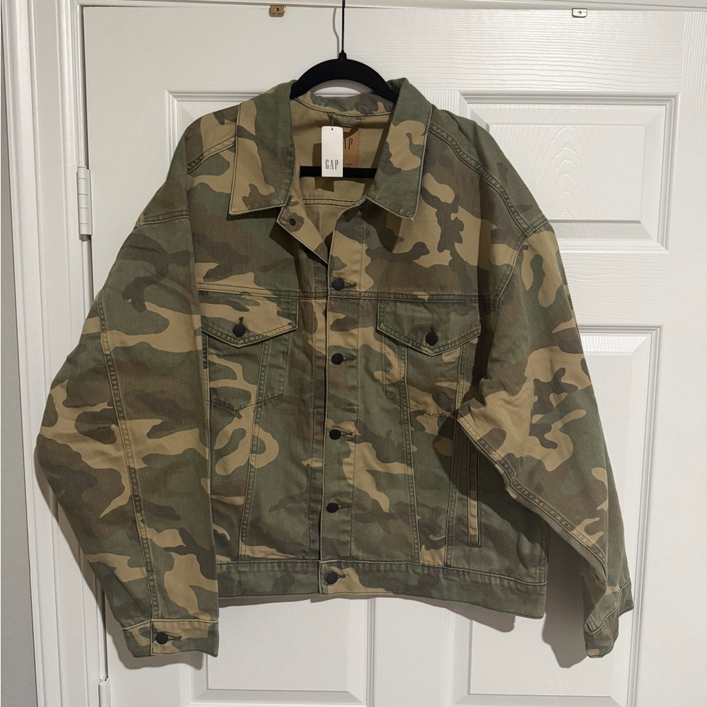 GAP Camo Icon Denim Jacket - Picture 3 of 5